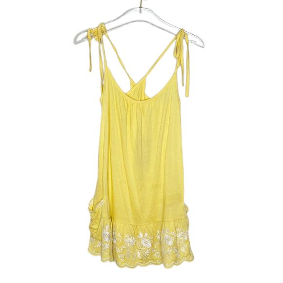 Juicy Couture Tops - Juicy Couture Camomile Lawn Tie Cami Yellow Sun Top Cover Up NEW Large